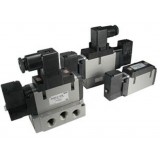 SMC solenoid valve 4 & 5 Port VFR3000, Plug-in & Non Plug-in Types, Metric
